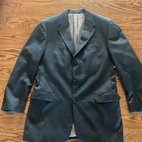Hugo Boss Angelico Luca men’s gray 💯wool blazer jacket size 44L